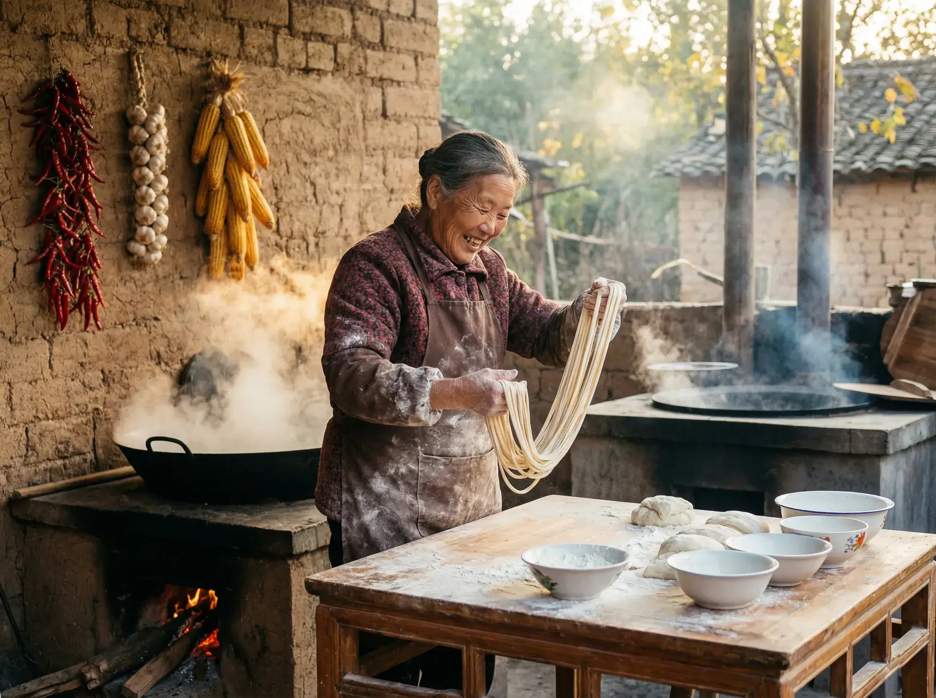 农家大嫂手擀面 - 卿卿日常全集40集百度云 乡村美食
